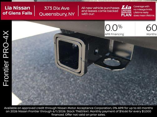 Black 2026 Nissan Frontier PRO-4X