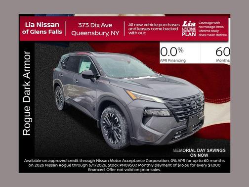 Gun Metallic 2026 Nissan Rogue Dark Armor