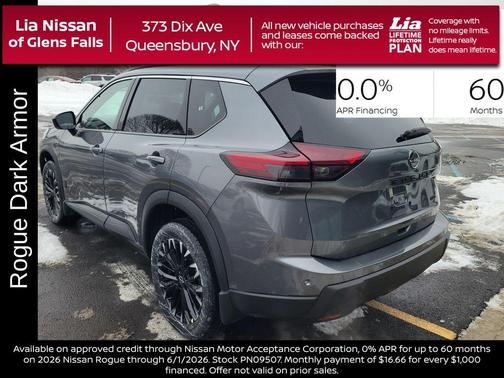 Gun Metallic 2026 Nissan Rogue Dark Armor