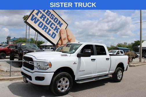Bright White Clearcoat 2024 RAM 2500 Big Horn Crew Cab 4x4 6'4' Box