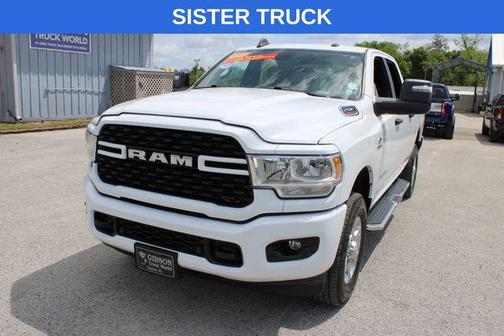 Bright White Clearcoat 2024 RAM 2500 Big Horn Crew Cab 4x4 6'4' Box