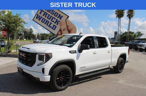 Summit White 2024 GMC Sierra 1500 Elevation