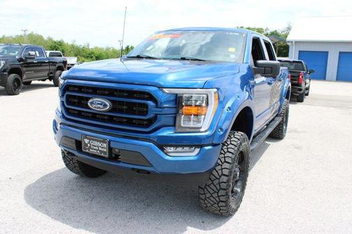 Atlas Blue Metallic 2022 Ford F-150 XLT