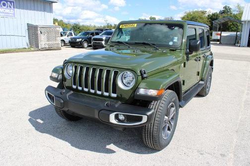 Sarge Green Clearcoat 2023 Jeep Wrangler 4-Door Sahara 4x4