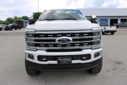 Star White Metallic Tri-Coat 2024 Ford F-250 Platinum