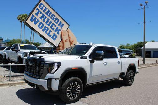 White Frost Tricoat 2024 GMC Sierra 2500 Denali Ultimate