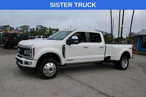Star White Metallic Tri-Coat 2026 Ford F-450 Platinum
