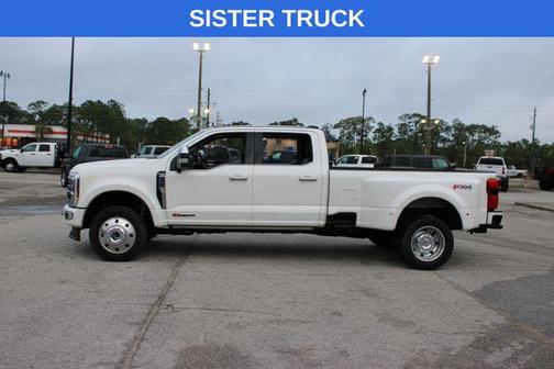 Star White Metallic Tri-Coat 2026 Ford F-450 Platinum