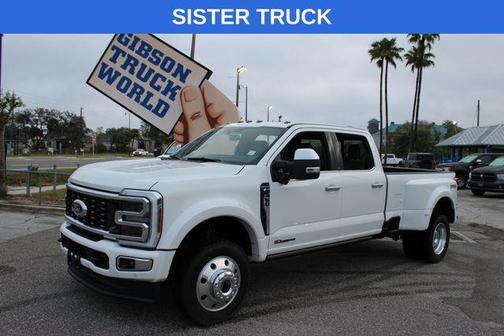 Star White Metallic Tri-Coat 2026 Ford F-450 Platinum