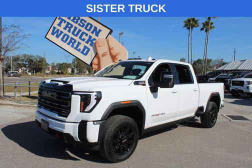Summit White 2025 GMC Sierra 2500 AT4