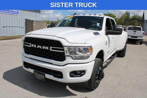 Bright White Clearcoat 2024 RAM 3500 Big Horn Crew Cab 4x4 8' Box