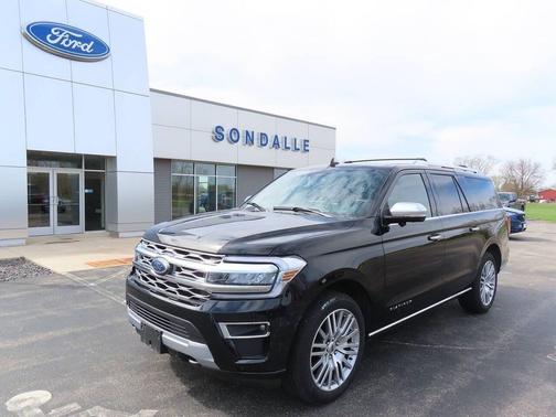 Agate Black Metallic 2023 Ford Expedition Max Platinum