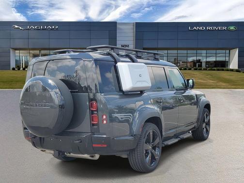 Carpathian Grey Premium Metallic 2025 Land Rover Defender 130 P400 X-Dynamic SE