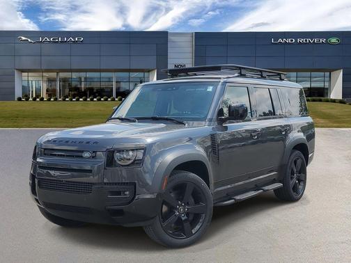 Carpathian Grey Premium Metallic 2025 Land Rover Defender 130 P400 X-Dynamic SE