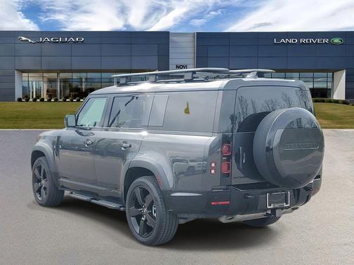 Carpathian Grey Premium Metallic 2025 Land Rover Defender 130 P400 X-Dynamic SE