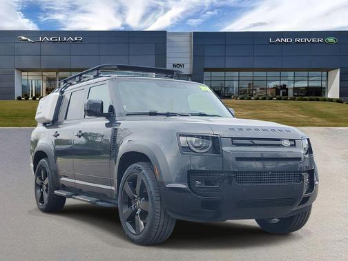 Carpathian Grey Premium Metallic 2025 Land Rover Defender 130 P400 X-Dynamic SE