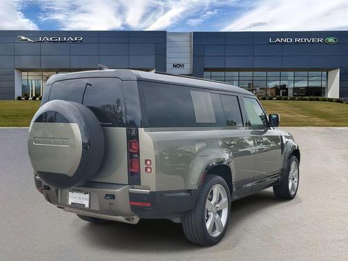 Pangea Green Metallic 2025 Land Rover Defender 130 P400 X-Dynamic SE