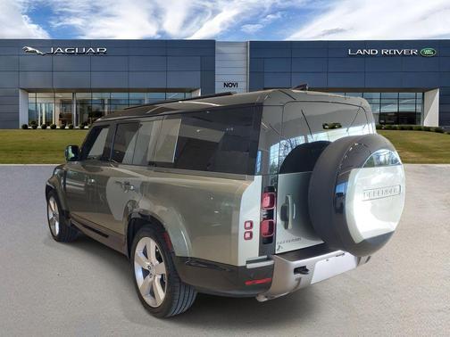 Pangea Green Metallic 2025 Land Rover Defender 130 P400 X-Dynamic SE