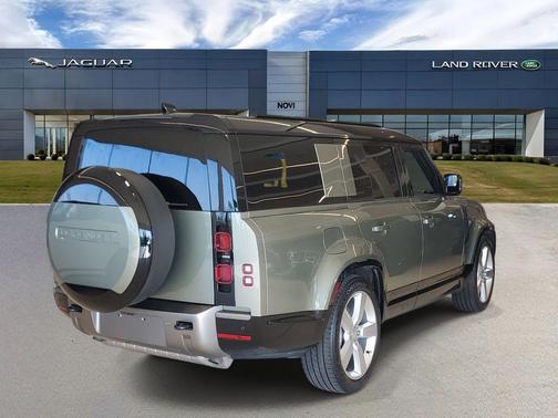 Pangea Green Metallic 2025 Land Rover Defender 130 P400 X-Dynamic SE