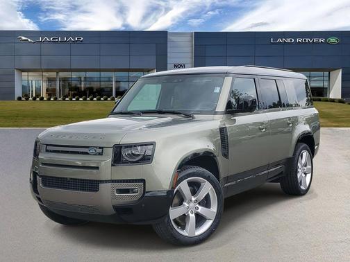 Pangea Green Metallic 2025 Land Rover Defender 130 P400 X-Dynamic SE