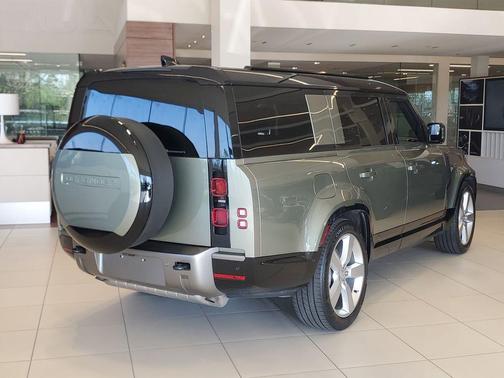 Pangea Green Metallic 2025 Land Rover Defender 130 P400 X-Dynamic SE