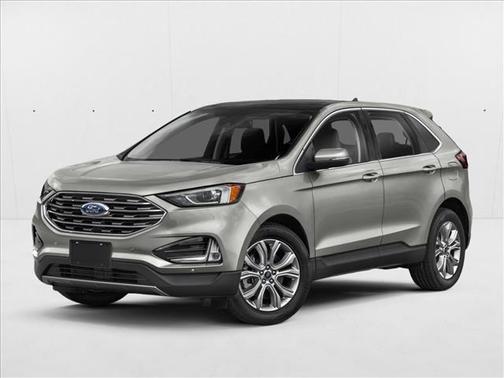 Star White Metallic Tri-Coat 2022 Ford Edge Titanium