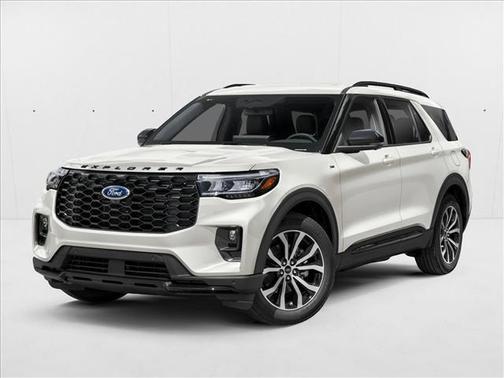 Star White Metallic Tri-Coat 2027 Ford Explorer ST-Line