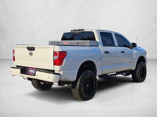 Glacier White 2021 Nissan Titan S
