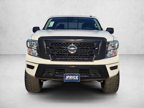 Glacier White 2021 Nissan Titan S