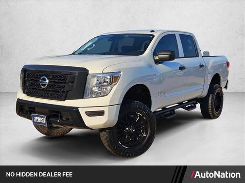 Glacier White 2021 Nissan Titan S