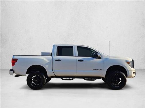 Glacier White 2021 Nissan Titan S