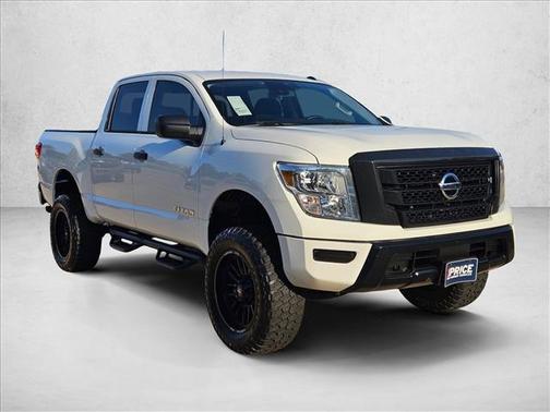 Glacier White 2021 Nissan Titan S