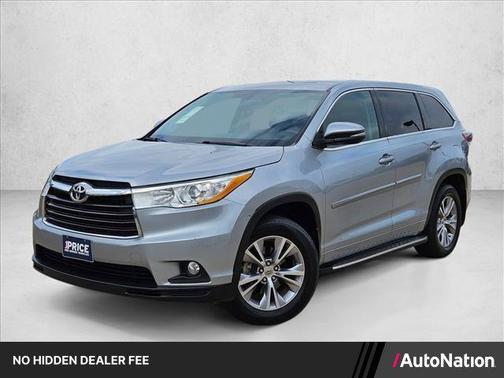Silver Sky Metallic 2015 Toyota Highlander LE Plus