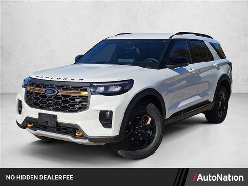 Star White Metallic Tri-Coat 2026 Ford Explorer Tremor