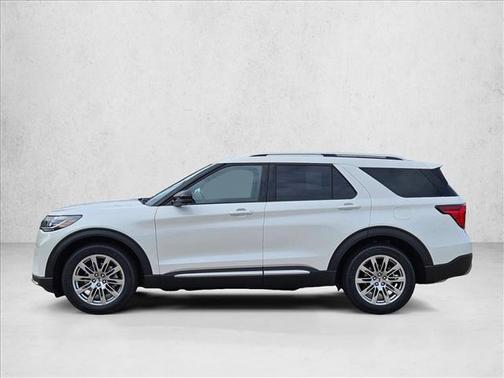 Star White Metallic Tri-Coat 2026 Ford Explorer Platinum