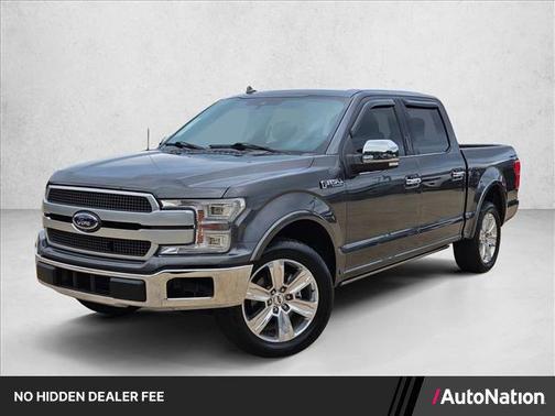 Silver/Gray 2019 Ford F-150 Platinum