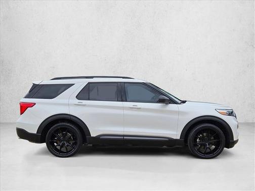 Star White Metallic Tri-Coat 2021 Ford Explorer XLT