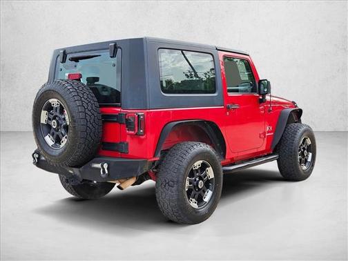 Flame Red 2009 Jeep Wrangler X