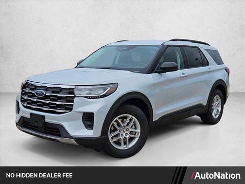 Space White Metallic 2026 Ford Explorer Active