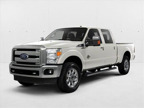White Platinum Metallic Tri-Coat 2013 Ford F-250 Lariat