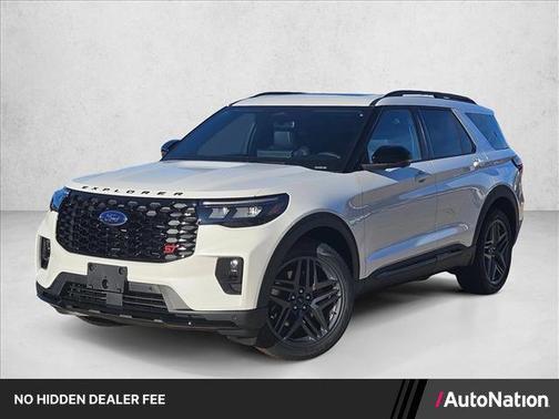 Star White Metallic Tri-Coat 2026 Ford Explorer ST