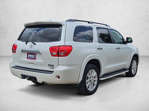 Blizzard Pearl 2017 Toyota Sequoia Platinum