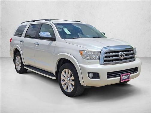 Blizzard Pearl 2017 Toyota Sequoia Platinum