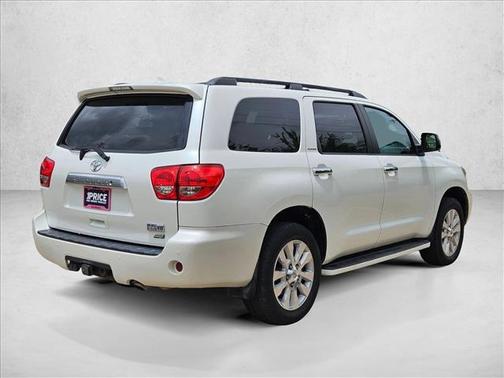 Blizzard Pearl 2017 Toyota Sequoia Platinum
