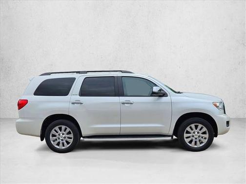 Blizzard Pearl 2017 Toyota Sequoia Platinum