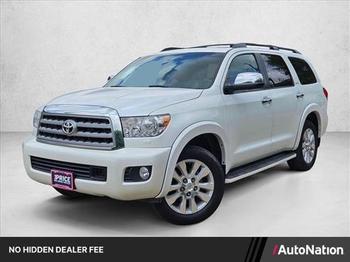 Blizzard Pearl 2017 Toyota Sequoia Platinum