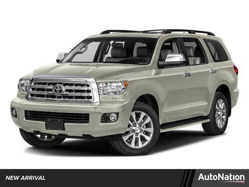 Blizzard Pearl 2017 Toyota Sequoia Platinum