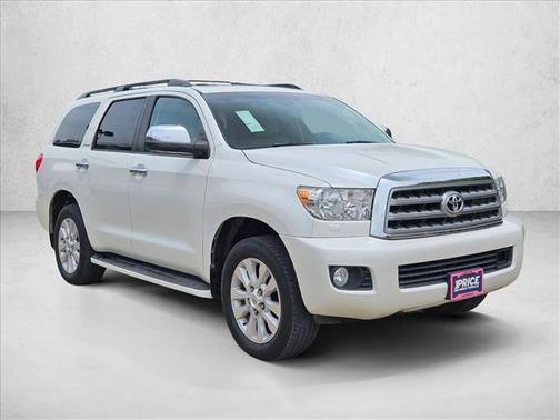 Blizzard Pearl 2017 Toyota Sequoia Platinum