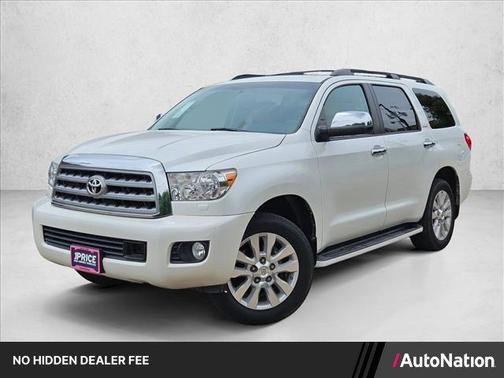 Blizzard Pearl 2017 Toyota Sequoia Platinum