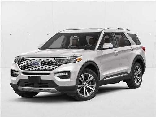 Star White Metallic Tri-Coat 2023 Ford Explorer Platinum
